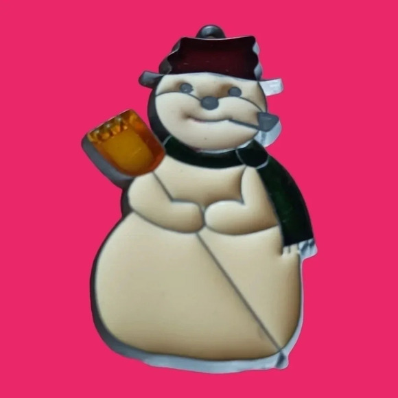 Vtg suncatchers christmas tree ornaments set of 4 - Picture 2 of 6